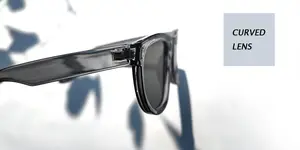 benutzerdefiniertes logo sonnenbrille modisches design kunststoff freiluft-sonnenbrille damen mann quadratischer rahmen sonnenbrille