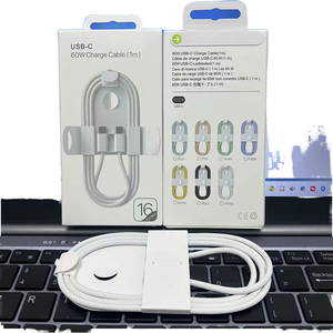 Cable USB-<span class=keywords><strong>C</strong></span> a USB-<span class=keywords><strong>C</strong></span> de 3.3 pies y 60W con Trenzado de Nailon, Carga Rápida PD para iPhone, Samsung, Tablet y Más - Product Image 1