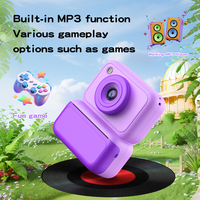 Appareil photo instantané pour enfants 4800W à double objectif, vidéo 1080P, écran IPS de protection oculaire, rechargeable, coloriage graffiti, meilleur cadeau pour tous les âges