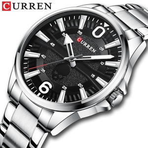 2022 Luxury Curren 8389 Band Custom <b>Automatic</b> Man Quartz Watch Stainless Steel 3Atm Sport Watch for Men - Product Image 4