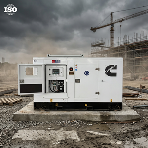 Générateur portable silencieux Cummins à bas prix, 100 kW, 125 kVA, 100 kVA, type silencieux, pour extérieur, démarrage automatique, triphasé 380 V, 400 V - Product Image 2