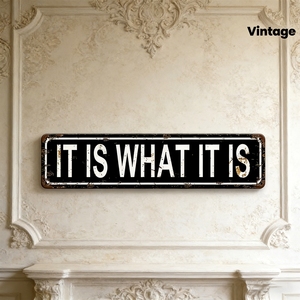 Targa in Metallo Stile Retrò, Insegna Decorativa Vintage in Latta per Arredamento Casa e Bar - Product Image 3