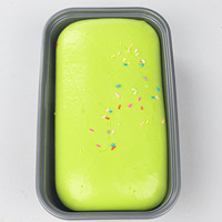 Jouet Squishy en Mousse PU de Haute Qualité, en Forme de Gâteau, avec Confettis Arc-en-ciel, à Rebond Lent, Anti-stress, Sensoriel, en Forme de Pain, Vente en Gros