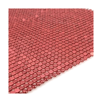 Maille en aluminium décorative en cristal de Rhinestone coupant le tissu de fil d'armure toile pour la technique tissée par vêtement