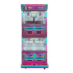 เครื่องจับตุ๊กตาหยอดเหรียญแบบหยอดเหรียญ เครื่องเกมหยอดเหรียญเชิงพาณิชย์ ของขวัญแฟชั่น เครื่องขายสินค้าแบบหนีบ - Product Image 3
