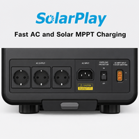 Station d'alimentation portable Solarplay 3840Wh 3600W, indice de protection IP66, durabilité, stockage d'énergie domestique, longue durée de vie