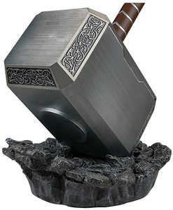 <span class=keywords><strong>Marteau</strong></span> <span class=keywords><strong>de</strong></span> <span class=keywords><strong>Thor</strong></span> <span class=keywords><strong>en</strong></span> métal pur grandeur nature 1:1, 45 cm, <span class=keywords><strong>jouet</strong></span> <span class=keywords><strong>en</strong></span> alliage métallique - Product Image 1