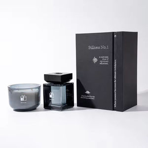 AIKUN Eco Friendly Soy Wax Smokeless Glass Candle Fragrance Candle Jar Candle For Wedding Gift OEM ODM - Product Image 3