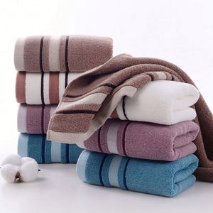Juego de Toallas de Baño de Algodón a Rayas con Logotipo Personalizado, Toalla de Baño Grande y Gruesa para Adultos, Hogar y Hotel - Product Image 3