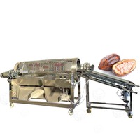 Machines de broyeur de coupeur de cosse de cacao de ferme pour éplucher fendre les haricots équipement de traitement de la viande noix matière première de fruits