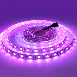 Tira de luces <span class=keywords><strong>LED</strong></span> <span class=keywords><strong>RGB</strong></span> para coche, tira de luz <span class=keywords><strong>LED</strong></span> <span class=keywords><strong>RGB</strong></span> de 12V, 24V, SMD, <span class=keywords><strong>5050</strong></span>, 30/60/120Leds/M, retroiluminación de Flexible TV, aplicación remota, Control inteligente, cinta de luz <span class=keywords><strong>LED</strong></span> <span class=keywords><strong>RGB</strong></span> - Product Image 4