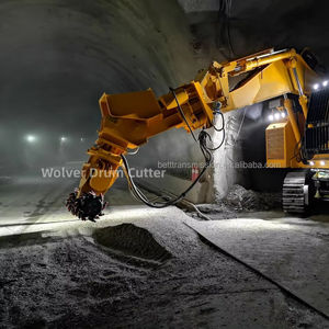 Fresadora de carretera de excavación de roca de perfilado de superficie para excavadoras 38-45T Wolver BT190 Cortador de tambor hidráulico - Product Image 5