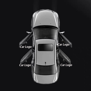 Luce Decorativa per Portiera Auto <span class=keywords><strong>Porsche</strong></span> Panamera/<span class=keywords><strong>Macan</strong></span>/Cayenne/Taycan, Proiettore Logo Lampeggiante di Benvenuto 12V, Accessorio con 3 Mesi di Garanzia - Product Image 5