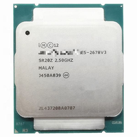 Processeur E5 2670 V3 2690v3 d'occasion en gros pour serveur, carte mère X99, DDR4 1600/1866/2133 LGA2011 2.5GHz E5 2680 V3 2690v3 CPU