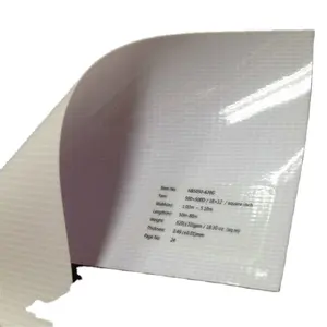 Baner de Material suave de PVC, flexible retroiluminado, precio asequible, buena calidad, Blanco azul de alta intensidad, 620(± 10), gsm, 1,02-3m