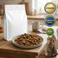 Nourriture sèche pour chats à haute teneur en protéines pour le contrôle du poids, 30% de protéines, faible teneur en matières grasses, recette au poulet pour les chats de petite race d'intérieur, alimentation complète et équilibrée