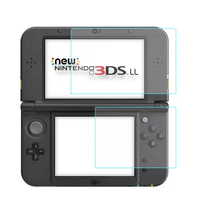 Verre trempé pour N New 3DS XL LL 3DSXL 3DSLL 3 DS XL, protection d'écran supérieure et inférieure, film protecteur pour console de jeu
