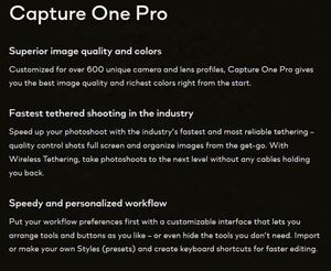 Dominación del desarrollo de imágenes en formato raw, procesamiento de imágenes y gestión de activos Capture One Pro - Product Image 2
