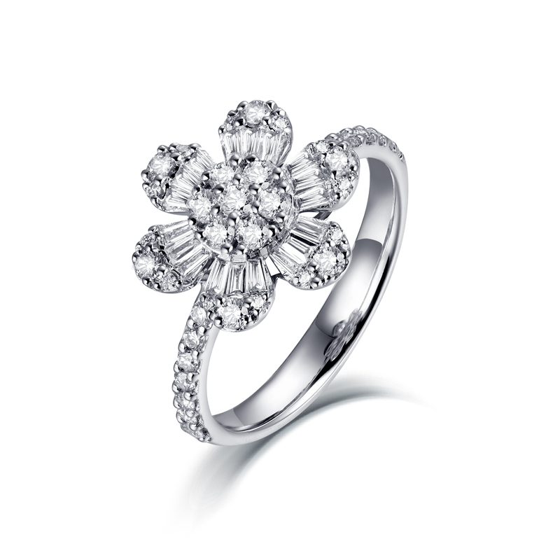 18K white gold/yellow gold/rose gold