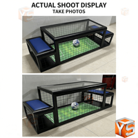 Machine de jeu de football interactive en métal ZDYS avec lumières LED et détection de mouvement, design sous table pour usage commercial