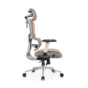 Alta volta malha completa ajustável multifuncional ergonômico cadeira giratória escritório atacado