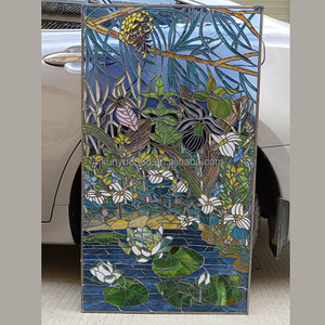 Panel de Vidrio Decorativo Personalizado Estilo Europeo para Catedral, Puerta, Pared, Estructura Sólida, Decoración de Cortina - Product Image 6