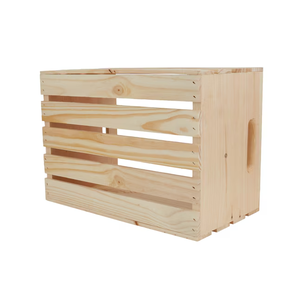 Benutzer definierte FSC billige Obst kiste Box Kiefer Holzkisten Unvollendete Holz Stapelbare Milch kiste - Product Image 4