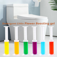 Gel désodorisant de haute qualité, écologique, pour la toilette, parfum lavande et orange, avec parfum floral, en forme de haricot