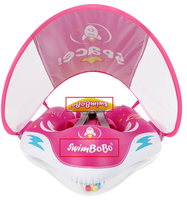 Bouée de piscine gonflable pliable Swimbobo pour enfants avec auvent, jouet aquatique flottant pour bébés et jeunes enfants