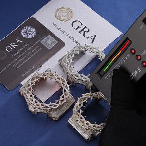 ขอบนาฬิกาโมอิสซาไนต์แบบสปายกี้ธอร์น ดีไซน์ <span class=keywords><strong>GA</strong></span>-<span class=keywords><strong>100</strong></span>  แบบฝังเพชร  สำหรับนาฬิกา <span class=keywords><strong>g</strong></span>-<span class=keywords><strong>shock</strong></span>  สำหรับผู้ชาย - Product Image 1