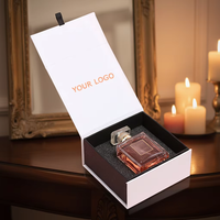 Boîte cadeau magnétique pour montre intelligente avec insert en mousse, boîte cadeau magnétique en verre de luxe personnalisée, emballage en carton pour cadeau homme