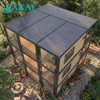 AKAY Fabricant de maisons miniatures modulaires avec conteneurs détachables, systèmes électriques et sanitaires dissimulés, maison préfabriquée modulaire