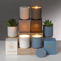 Bougie parfumée AIKUN Rustic Cottagecore à la poire anglaise et au freesia, en cire de soja, pour une décoration chaleureuse de style farmhouse et un charme campagnard