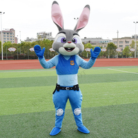 Vêtements de fête de Pâques tenues scène performance adulte hommes fête décor lapin de Pâques Costume Cosplay Costume lapin mascotte Costume