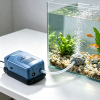 Pompe à air rectangulaire ultra-silencieuse en plastique Atman 2,5W-5,5W pour petits aquariums – Accessoire d'aquarium en gros