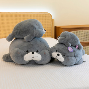 Peluche de Foca de Dibujos Animados, Muñeco de Peluche Adorable, Almohada de Animales de Peluche, Regalo para Cumpleaños, Lindos Muñecos de Foca Gorda - Product Image 6
