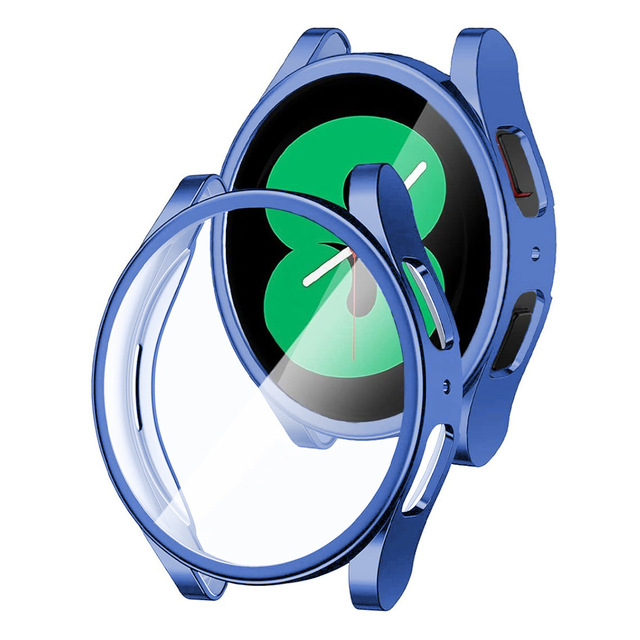 Latest TPU Plating Case for Samsung Galaxy Watch 7 40 44mm Screen Protector All-Around Watch Case for Galaxy Watch 4/5/6 40 44mm