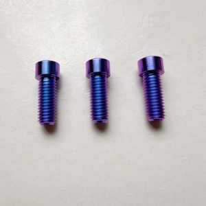 Titan vít M3 M5 <span class=keywords><strong>M6</strong></span> M8 <span class=keywords><strong>x</strong></span> 1.25x20mm <span class=keywords><strong>10mm</strong></span> - 65mm Pitch 1.0mm ti Hex ổ cắm Allen cap đầu bu lông cho đường xe đạp ghế din913 - Product Image 5
