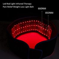 Ceinture de luminothérapie Junneled Unique et Améliorée 120 LED rouges pour le soulagement des douleurs lombaires et corporelles