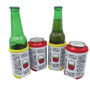RYO Custom 12oz Neoprene Sports Beer Coolies with Digital Printing Collapsible Can <b>Cooler</b> for Holidays - Product Image 3