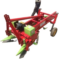 Mini-récolteuse d'arachides à fixer sur tracteur avec roulement, haute productivité, 25-35 CV, largeur de travail 800 mm, 2 rangs