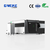Machine de découpe laser à fibre GWEIKE série GAR grand format pour tôles et tubes, double plateforme, découpeuse CNC pour fabrication lourde