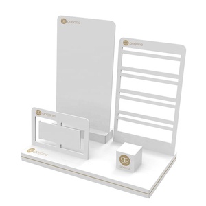 Tùy chỉnh logo <span class=keywords><strong>Acrylic</strong></span> trang sức hiển thị Set-phong cách giới thiệu cho dây chuyền, bông tai, và vòng tay-lý tưởng cho sử dụng thương mại - Product Image 1