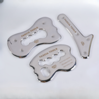Massage Gua Sha avec logo personnalisé, équipement de physiothérapie corporelle, masseur facial en acier inoxydable IASTM Fitness Muscle Fascia