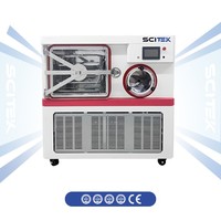 Liofilizador Piloto SCITEK -80 ℃   Temperatura del Condensador Condensador de Acero Inoxidable de Gran Volumen con Área de Secado por Congelación de 2 M2, Manual/Automático