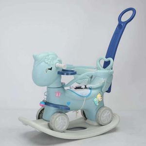 Cheval de guerre créatif de conception de fabrication professionnelle de la Chine cheval à bascule 5 en 1 pour des enfants - Product Image 4