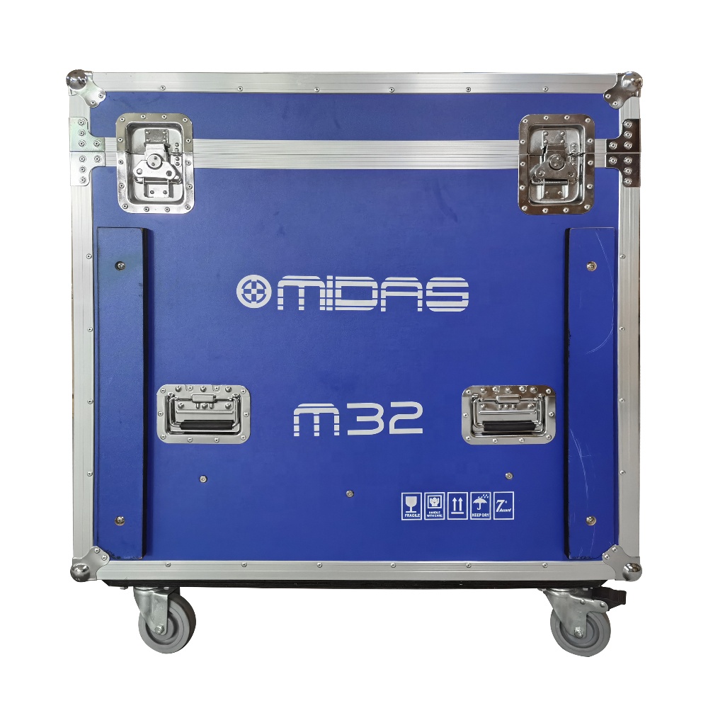 Customized Midas M32 Live Digital Mixer Flight Case with Wheels