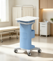 Chariot de Salon Portable et Mobile avec Étagère pour Soins Spa et Roues, Idéal pour Cliniques de Thérapie et Salons de Coiffure