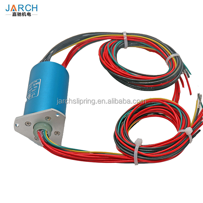 IN STOCK Through Hole Slip Ring 50mm bore 50 Signals 2A high speed type rotating electric slip rings