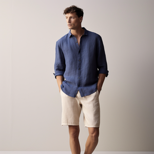 All'ingrosso camicie <span class=keywords><strong>di</strong></span> cotone e <span class=keywords><strong>lino</strong></span> tasche Casual personalizzate con bottone <span class=keywords><strong>a</strong></span> manica lunga da <span class=keywords><strong>uomo</strong></span> camicie <span class=keywords><strong>di</strong></span> <span class=keywords><strong>lino</strong></span> - Product Image 4